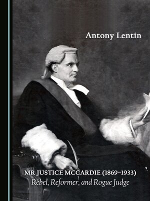 cover image of Mr Justice McCardie (1869-1933)